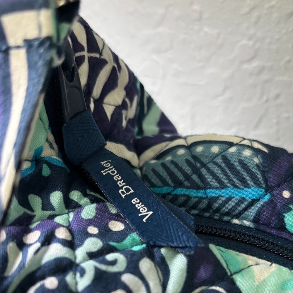 Vera Bradley Blue Island Medallion Go Ahead Convertible Crossbody Bag - Picture 4 of 11